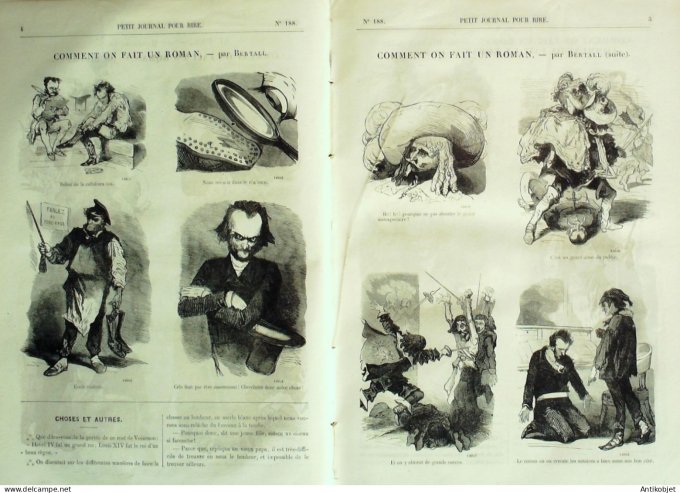 Petit journal pour Rire 1859 # 188 Ces dames Damourette