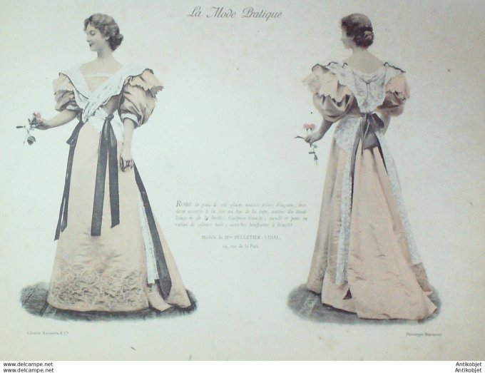 La Mode pratique 1894 # 52 Robes de soie