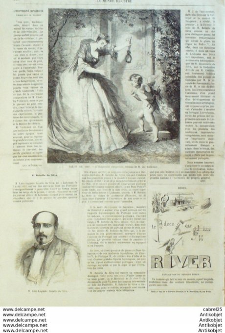 Le Monde illustré 1861 n°227 Yport (76) Machines A Coudre St-Cloud (92) Vincennes (94)