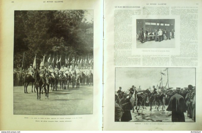 Le Monde illustré 1902 n°2371 Afghanistan Tackhend Kirghis  Berlin Victor-Emmanuel III Clermont-Ferr