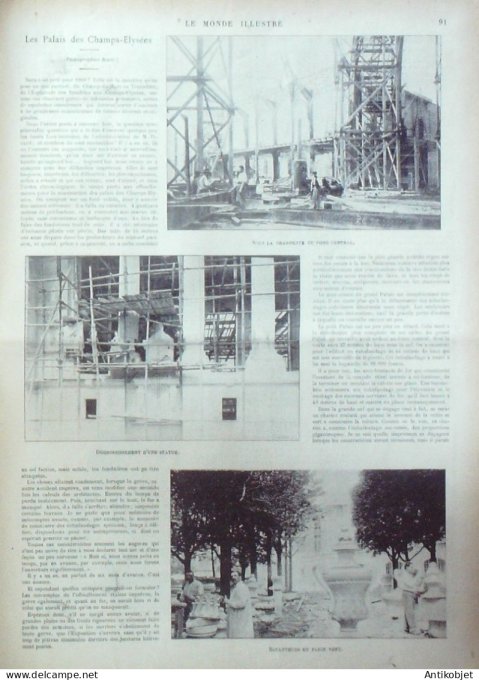 Le Monde illustré 1899 n°2209 St-Germain (78) Belgique Angleterre Angleterre Nsuthead Joinville (84)