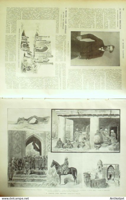 Le Monde illustré 1902 n°2371 Afghanistan Tackhend Kirghis  Berlin Victor-Emmanuel III Clermont-Ferr