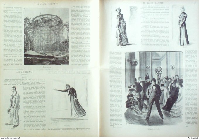 Le Monde illustré 1899 n°2209 St-Germain (78) Belgique Angleterre Angleterre Nsuthead Joinville (84)