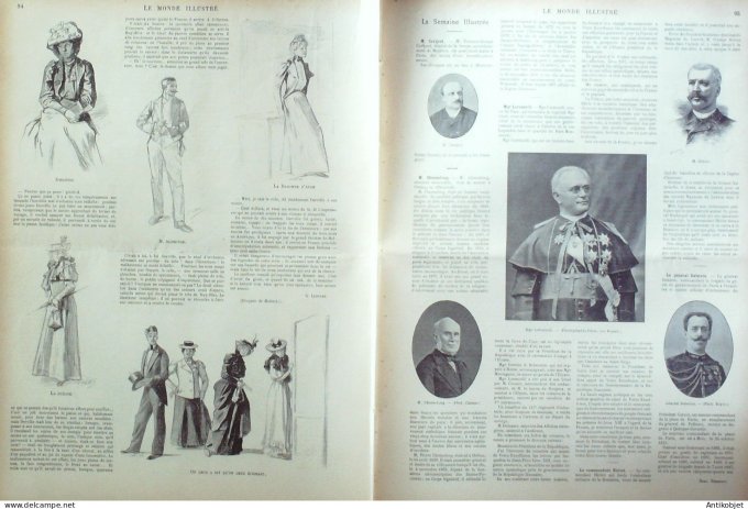 Le Monde illustré 1899 n°2209 St-Germain (78) Belgique Angleterre Angleterre Nsuthead Joinville (84)