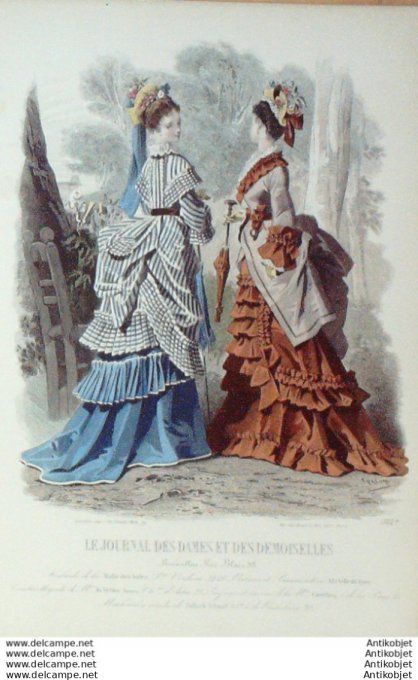 Journal des Dames Demoiselles 1872 # 1102