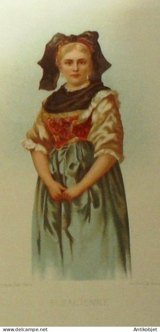 Grand-Est Alsace (67) Villageoise XIXème