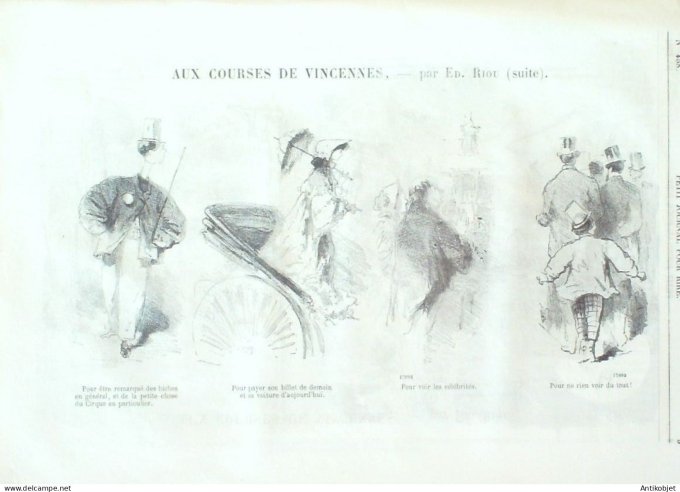 Petit journal pour Rire 1863 # 458 Vive la chasse Baric