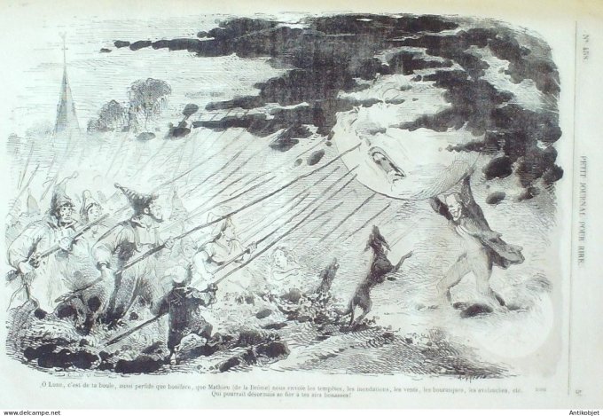 Petit journal pour Rire 1863 # 458 Vive la chasse Baric