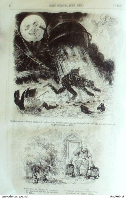 Petit journal pour Rire 1863 # 458 Vive la chasse Baric