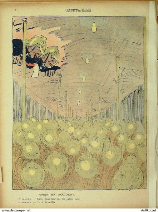 L'Assiette au beurre 1910 # 518 Les petits hord du Métro Grandjouan