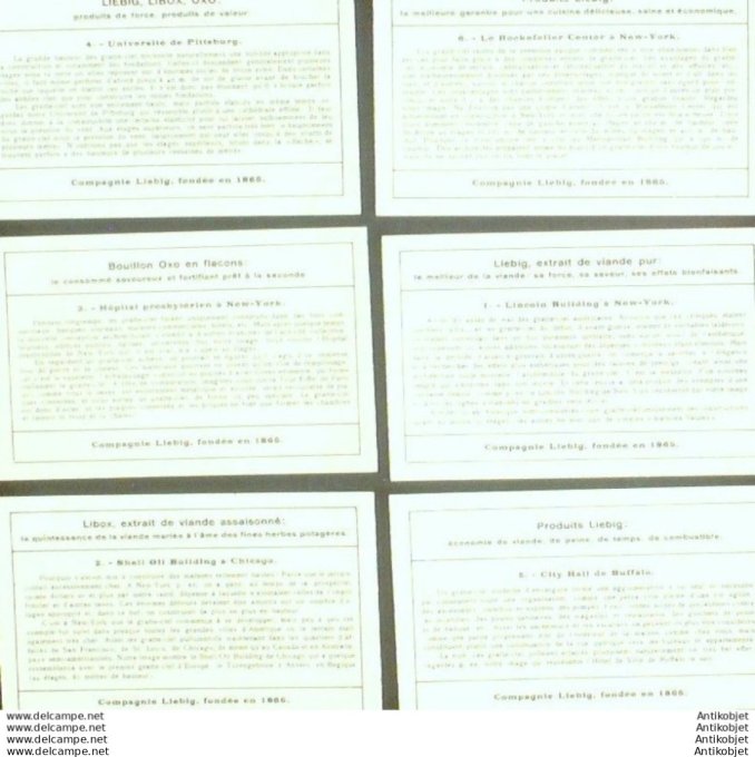 Chromo Liebig Sang 1317 Gratte-ciel Americains (1935)