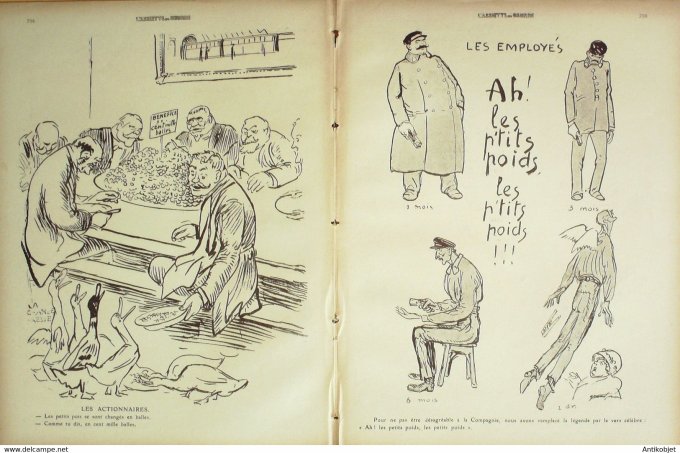 L'Assiette au beurre 1910 n°518 Les petits hord du Métro Grandjouan