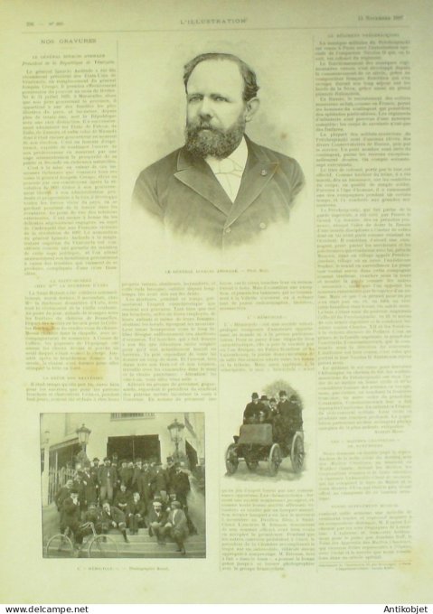 L'illustration 1897 n°2855 La Villette Abattoirs Russie régiment Préobrajenski Gènes paquebot Savoia