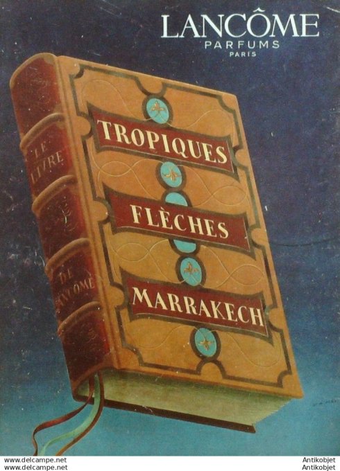 Publicite Cosmetique Lancome 1947