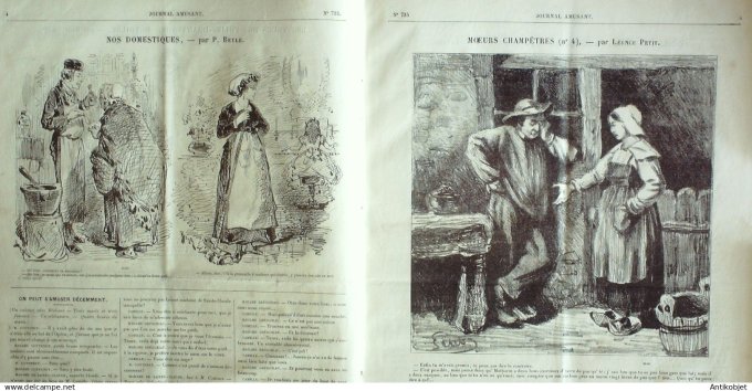 Le Journal Amusant 1870 #  735 Trucs des folies dramatiques devoiles par Stop