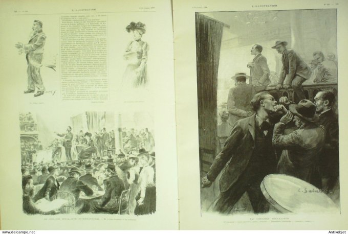 L'illustration 1900 n°3006 Belgique Mariage Princier Texas Cyclone Cambodge Prince Iukanthor