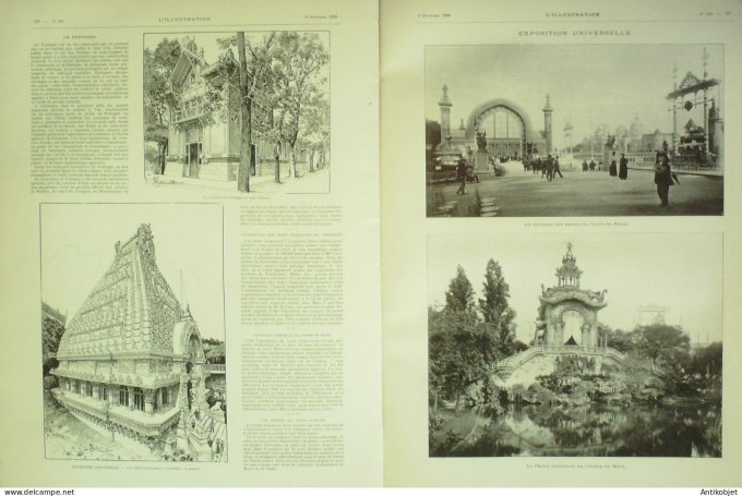 L'illustration 1900 n°3006 Belgique Mariage Princier Texas Cyclone Cambodge Prince Iukanthor