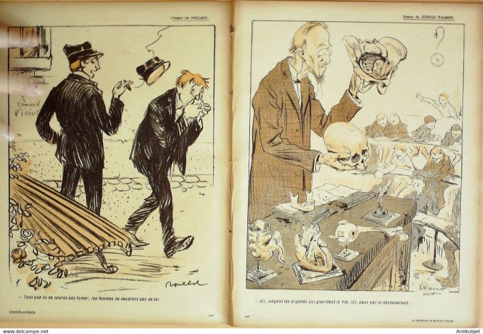 L'Assiette au beurre 1908 # 372 La vérité sur la crise de l'Amour Poulbot