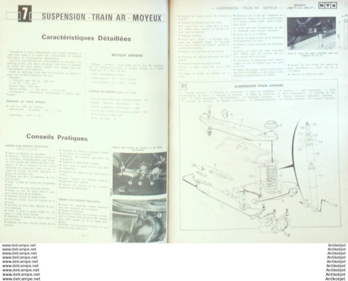 R.T Automobile Peugeot 505 Renault 16 Audi 200 Triumph   # 403