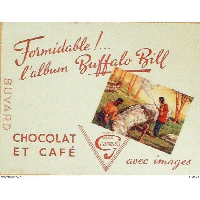 Buvard BUFFALO BILL Chocolaterie