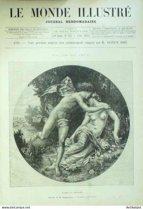 Le Monde illustré 1874 n°943 Sénégal St-Louis Lat Dior N'Goné roi de Cayor Marseille (13) Dinan (35)