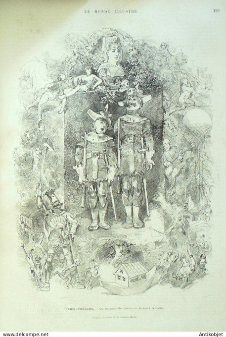 Le Monde illustré 1874 n°943 Sénégal St-Louis Lat Dior N'Goné roi de Cayor Marseille (13) Dinan (35)