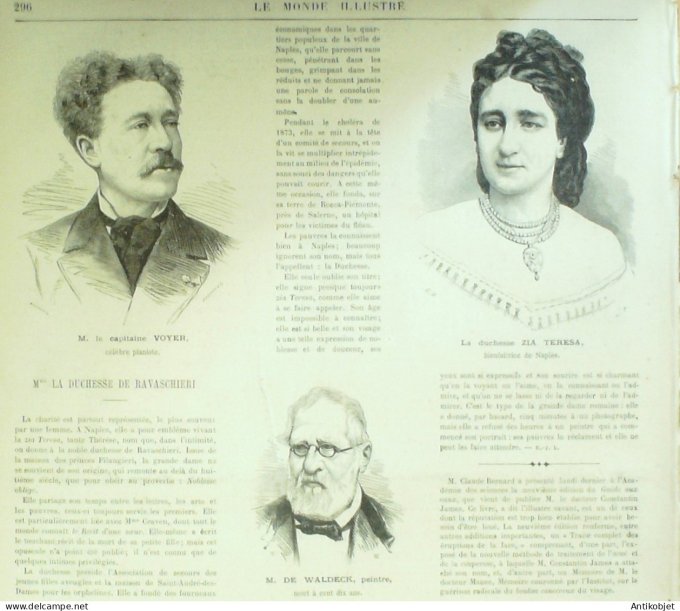 Le Monde illustré 1874 n°943 Sénégal St-Louis Lat Dior N'Goné roi de Cayor Marseille (13) Dinan (35)