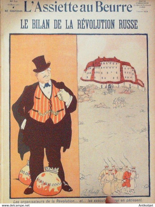 L'Assiette au beurre 1910 n°520 Le Bilan de la Révolution Russe Kladoffdo