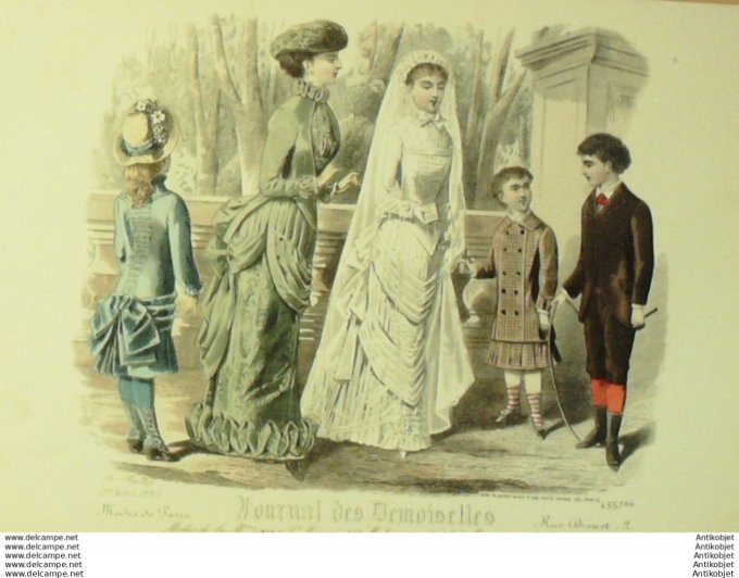 Journal de Demoiselles 1882 # 4357b (Maison Simon) enfants