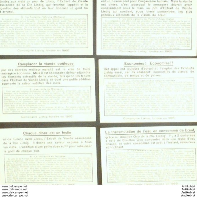 Chromo Liebig Sang 1316 Formations cotieres d'Europe (1935)