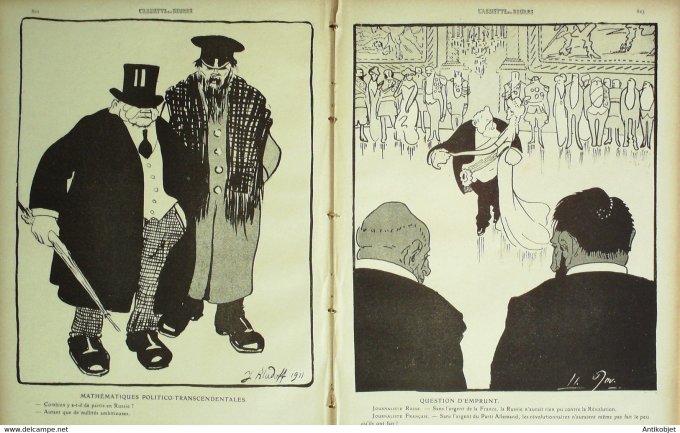 L'Assiette au beurre 1910 # 520 Le Bilan de la Révolution Russe Kladoffdo