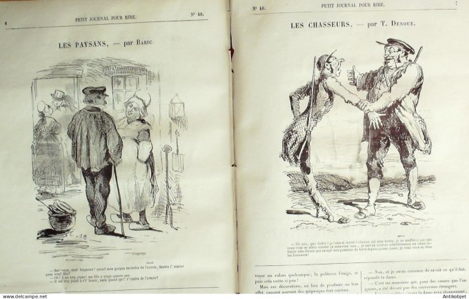 Petit journal pour Rire 1868 #   40 Sur le Turf Cham