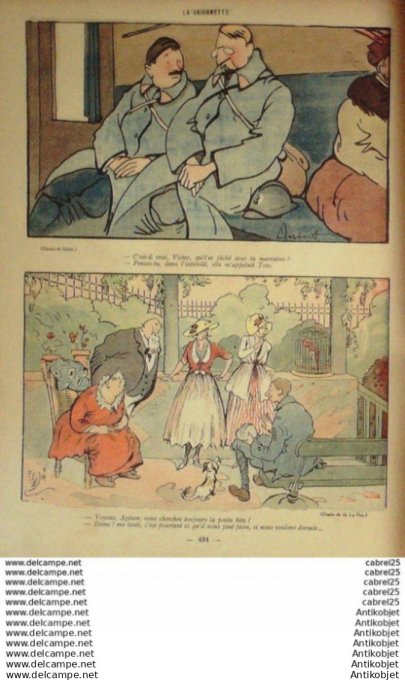 La Baionnette 1917 # 109 (La Faune Du Front) Baille Quint Nob Orlan Harley Gabard