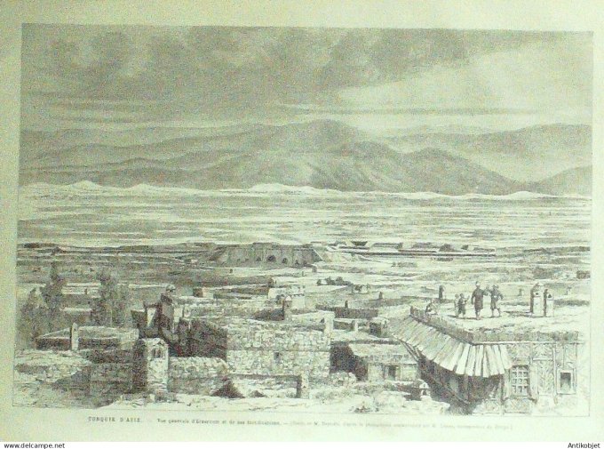 Le Monde illustré 1877 n°1076 Arménie Erivan Viet-Nam Vinh-Long Erzeroum