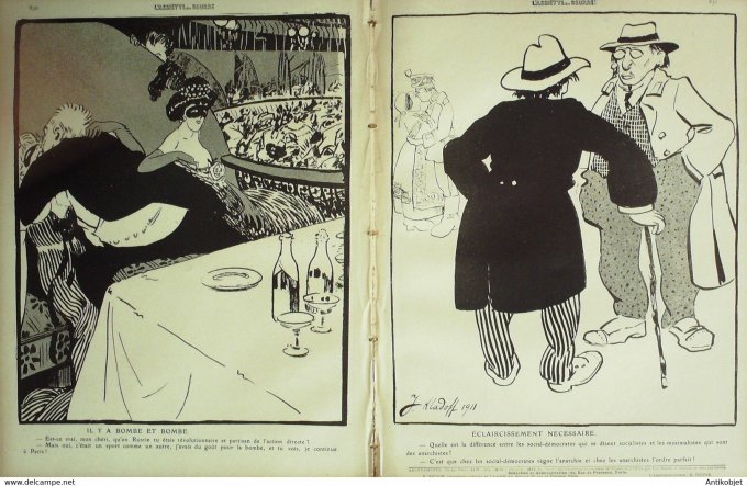 L'Assiette au beurre 1910 # 520 Le Bilan de la Révolution Russe Kladoffdo