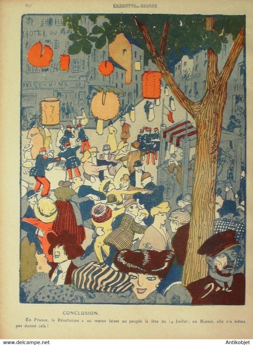 L'Assiette au beurre 1910 # 520 Le Bilan de la Révolution Russe Kladoffdo