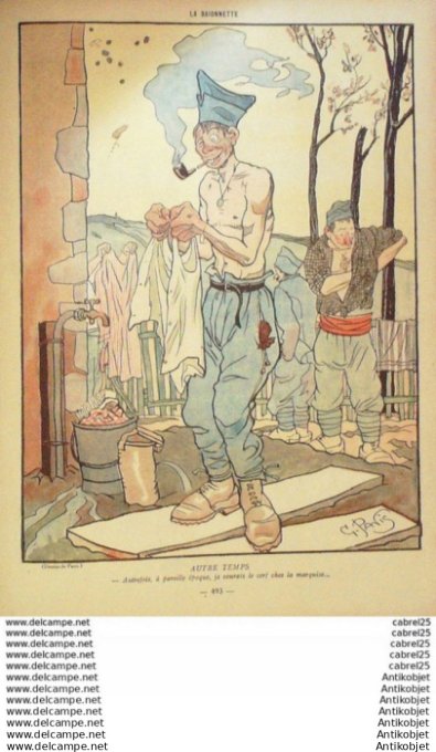 La Baionnette 1917 # 109 (La Faune Du Front) Baille Quint Nob Orlan Harley Gabard