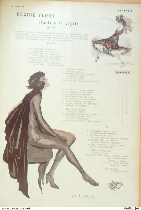 Fantasio 312 1920 Koister Capy Monier Herouard Brisgand Regine Flory Del Marle