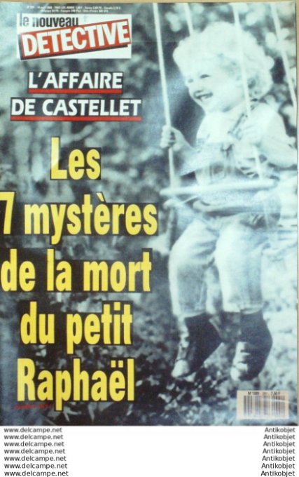 Détective 1988 # 291 Andelys James Brown Castellety Biarritz Le Vey Rouen Aix-en-Prov