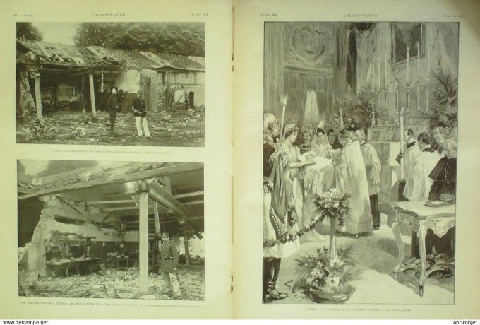 L'illustration 1901 n°3043 Russie Famille Impériale Burkina Faso Bobo-Dioulasso Issy (92) explosion 