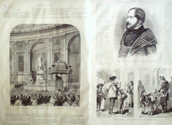 L'Univers illustré 1873 # 958 Autriche Vienne Nais frois Paris Espagne Grenade Alhambra