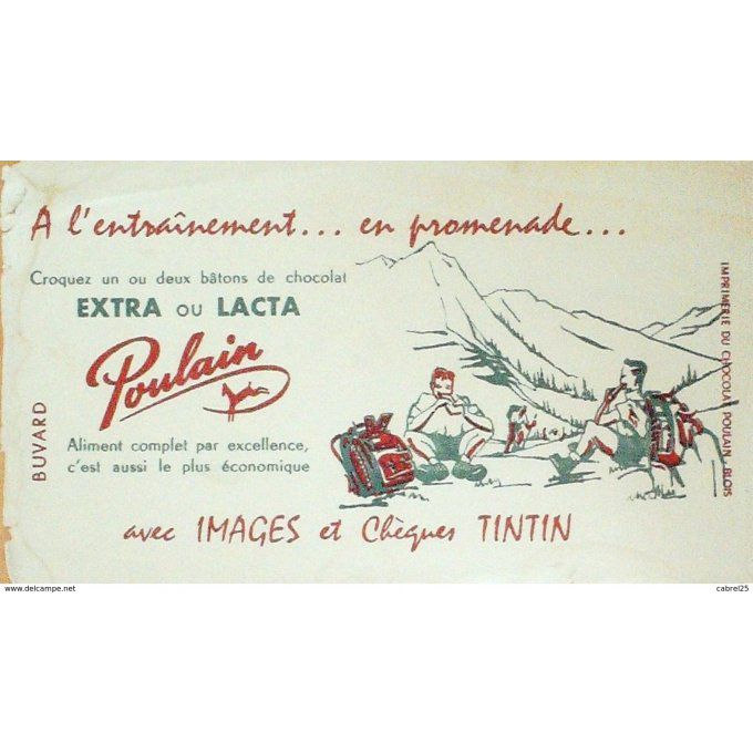 Buvard POULAIN Chocolaterie