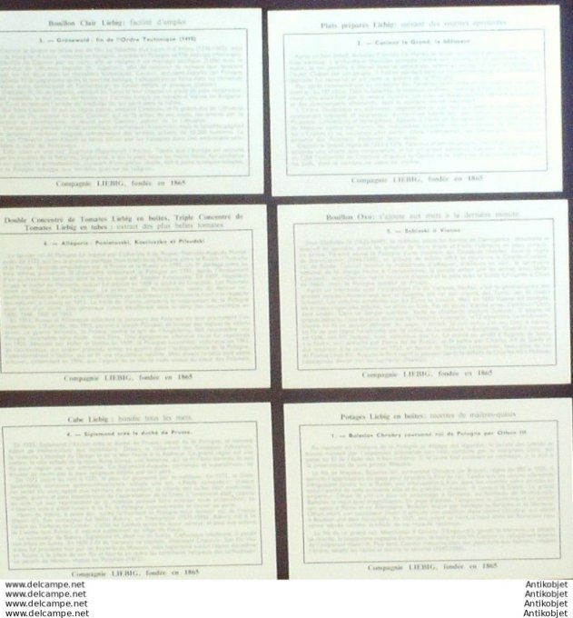 Chromo Liebig Sang 1718 Pologne son histoire (1959)