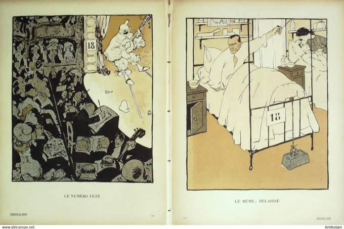 L'Assiette au beurre 1906 n°277 Spectacles variés Bernard Edouard