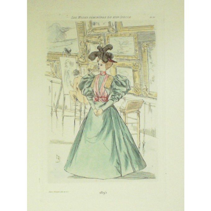 Mode Féminine époque 1895 (H.Boutet)