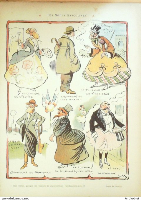 Le Rire 1902 n°378 Métivet Villon Burret Jeanniot Huard Somm Caran Ache