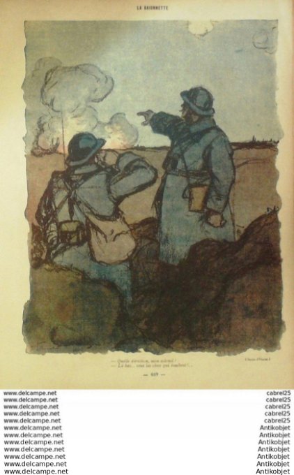 La Baionnette 1917 # 108 (Legende Heroique) Baille Hautot Le Rallic Marechaux