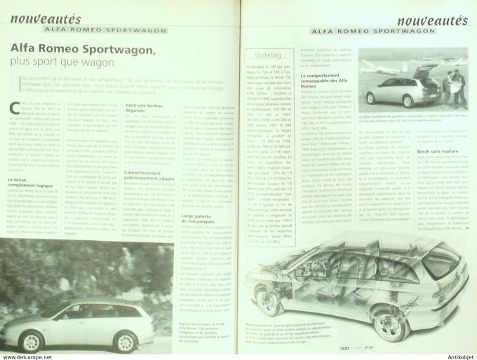 Revue Tech. Automobile 2000 n°631 Opel Agila Suzuki Wagon R+