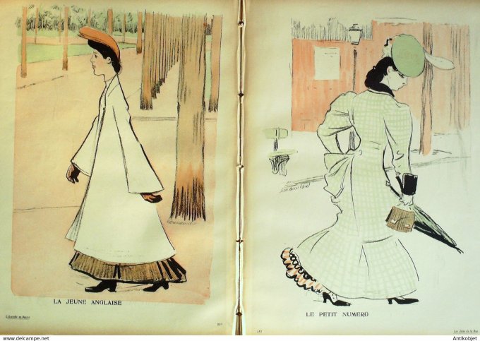 L'Assiette au beurre 1905 # 231 Les joies de la rue ivrogne bretonne Hermann