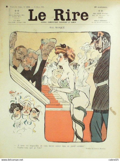 Le Rire 1905 n°110 Barcet Avelot Carlègle Bac Burret Grandjouan
